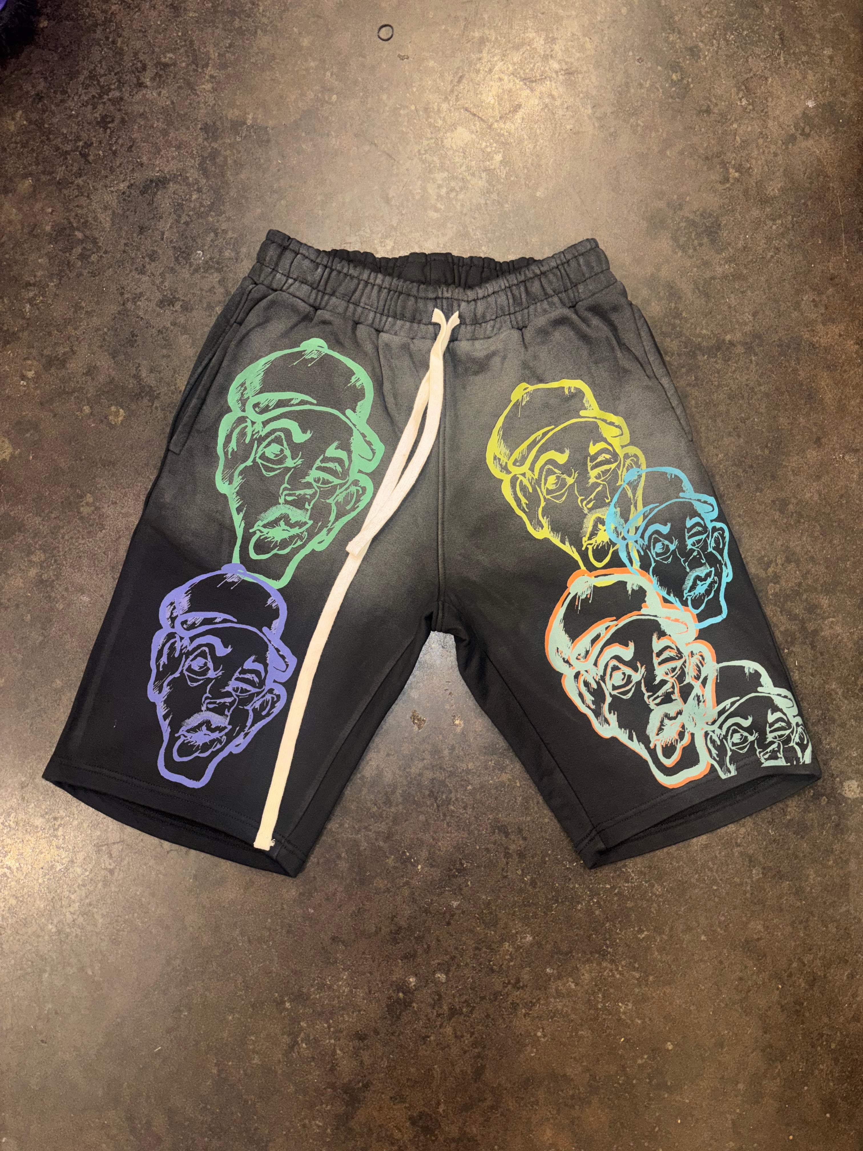 Trill Faces Shorts